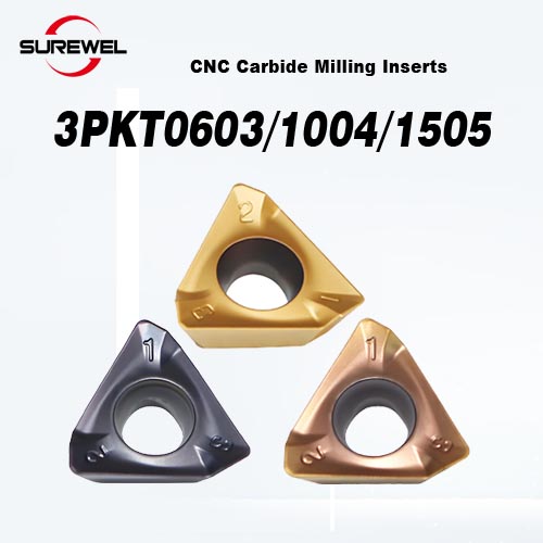 3PKT0603 3PKT1004 3PKT1505 Milling cutter inserts
