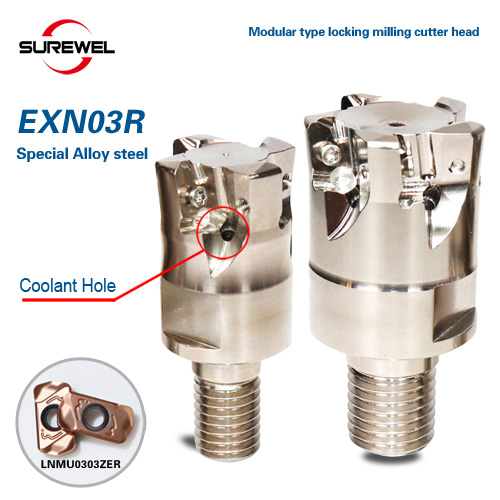 EXN03R Modular Type Screwed Connection Milling Cutter