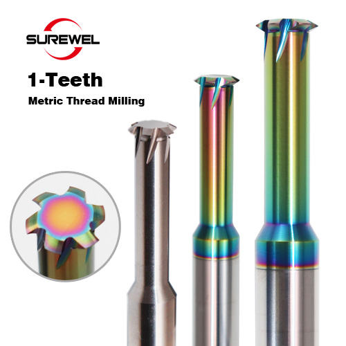 Single tooth thread milling tool for Aluminum