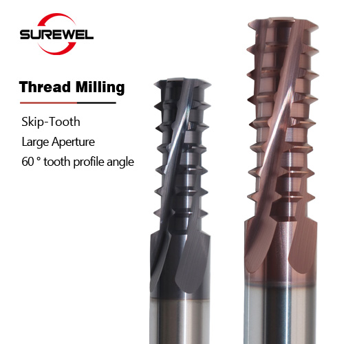Skip teeth Thread Milling Cutter