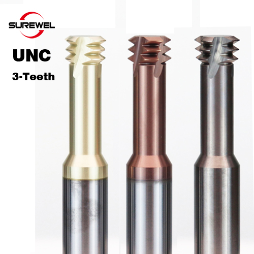 UNC three teeth thread milling cutter