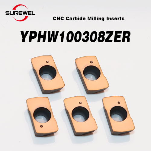 YPHW100308ZER Fast feed milling cutter inserts