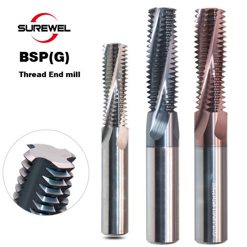BSP G1/4-19 Cutter Full Teeth Thread Milling Cutter 