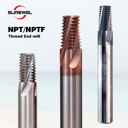 NPT/NPTF Cutter Full Teeth Thread Milling Cutter 